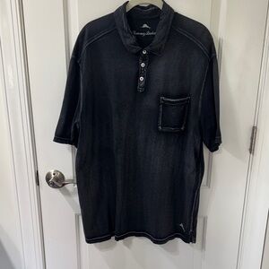 Tommy Bahama Charcoal Men's Polo Shirt